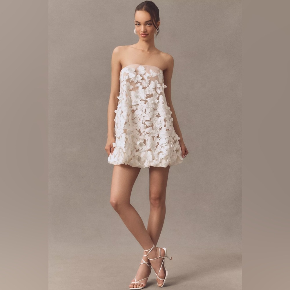 NWT Anthropologie Dress The Population Sachi Sleeveless Butterfly Mini Dress - Picture 2 of 11